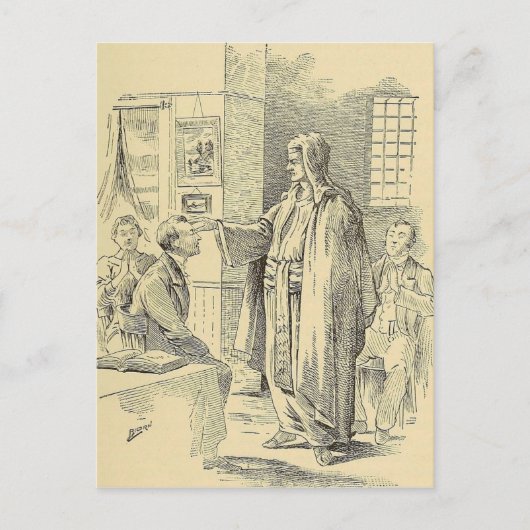 Hypnose-Zeichnen Postkarte (Vorderseite)