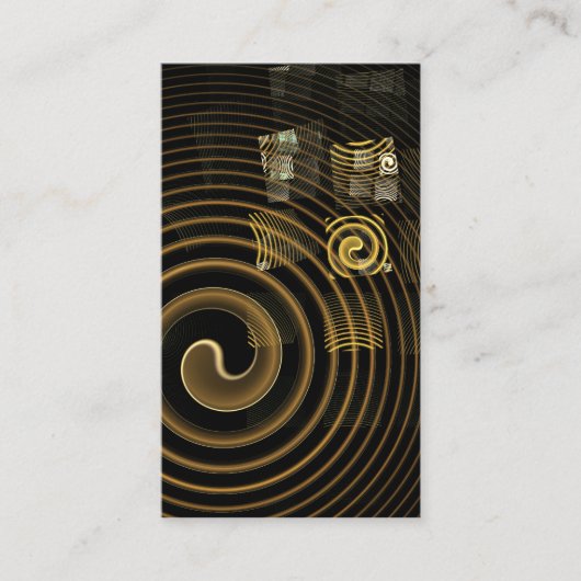 Hypnosis Abstrakt Art Business Card Visitenkarte (Vorderseite)