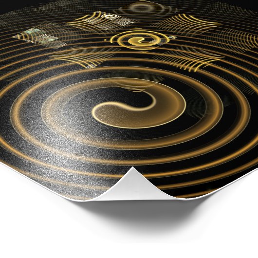 Hypnosis Abstrakt Art Foto Print (Ecke)