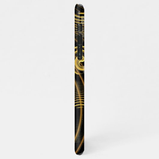 Hypnosis Abstrakt Art Glossy iPhone Hülle (Linke Seite)