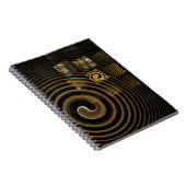 Hypnosis Abstrakt Art Notebook Notizblock (Rechte Seite)