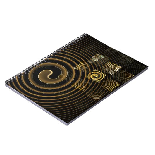 Hypnosis Abstrakt Art Notebook Notizblock (Linke Seite)