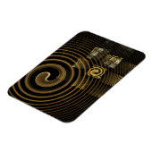 Hypnosis Abstrakt Art Premium Magnet (Linke Seite)