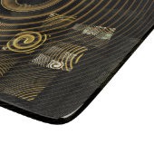 Hypnosis Abstrakt Art Rectangle Schneidebrett (Ecke)