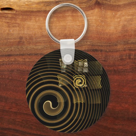 Hypnosis Abstrakt Art Schlüsselanhänger (Vorderseite)