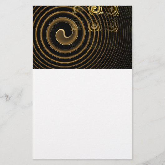 Hypnosis Abstrakt Art Stationery Briefpapier (Vorderseite)