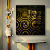 Hypnosis Abstrakt Art Wrapped Canvas Print Leinwanddruck