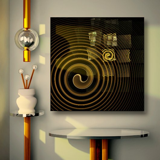 Hypnosis Abstrakt Art Wrapped Canvas Print Leinwanddruck