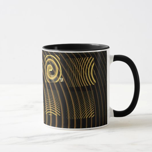 Hypnosis Abstrakte Kaffee-Tasse Tasse (Rechts)