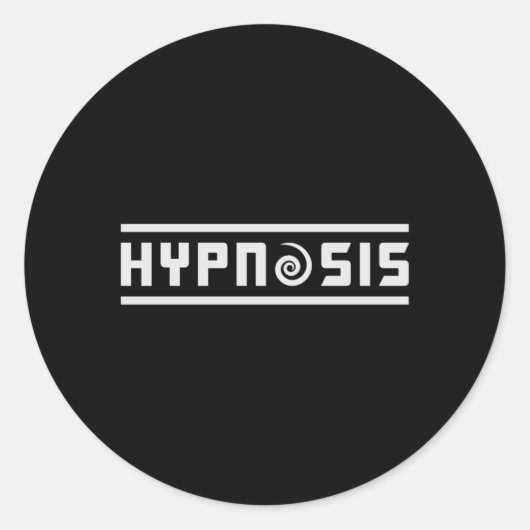 Hypnosis Best Hypnotitic Hypnotic Hypnotizer Gift Runder Aufkleber (Vorderseite)