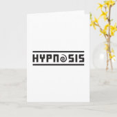 Hypnosis Best Hypnotizer Hypnotic Gift Karte (Gelbe Blume)