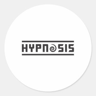 Hypnosis Best Hypnotizer Hypnotic Gift Runder Aufkleber