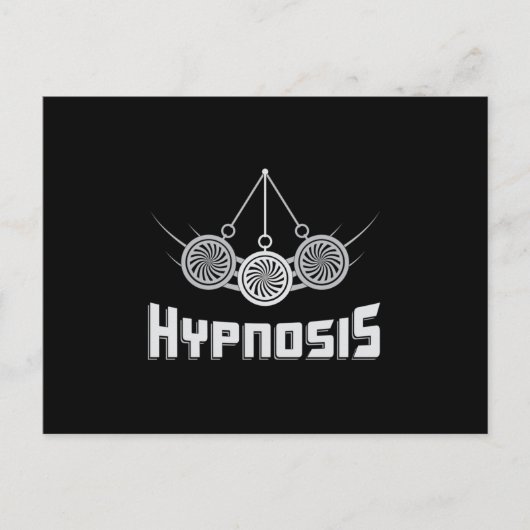 Hypnosis Beste Hypnotistikerprämie Postkarte (Vorderseite)
