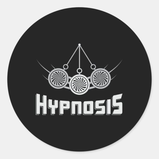 Hypnosis Beste Hypnotistikerprämie Runder Aufkleber (Vorderseite)