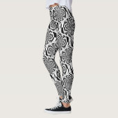 Hypnosis Muster schwarz-weiß + Ihre Ideen Leggings (Links)