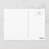 Hypnosis Pattern Schwarz-weiß + Ihre Ideen Postkarte (Rückseite)