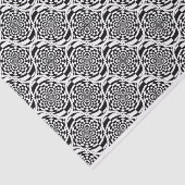 Hypnosis Pattern Schwarz-weiß + Ihre Ideen Seidenpapier (Ausschnitt)
