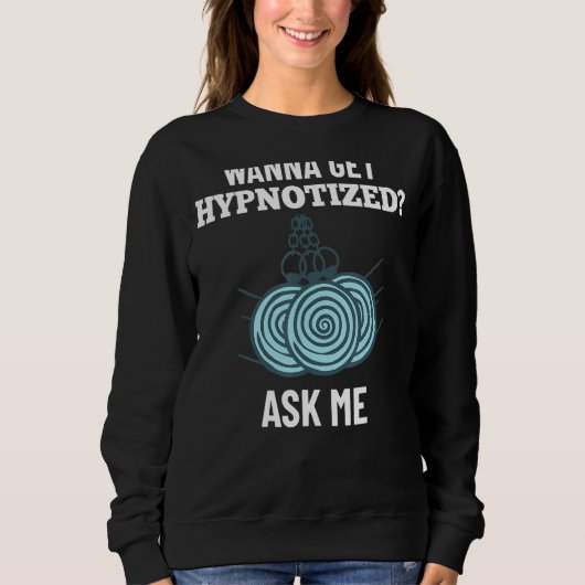 Hypnosis Sleep Hypnotist Spiralführer erhalten Hyp Sweatshirt (Vorderseite)