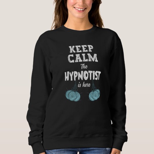 Hypnosis Sleep Hypnotist Spiralführer erhalten Hyp Sweatshirt (Vorderseite)