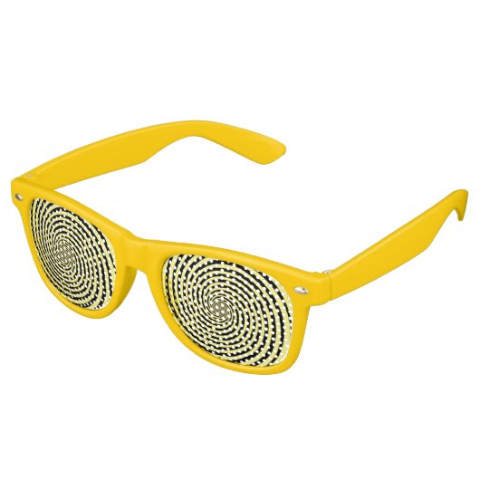 Hypnosis-Sonnenbrille passt zu Rahmen und Farben Partybrille (Schrägansicht)