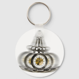 Hypnosis Spinning Clock Schlüsselanhänger