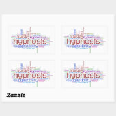 Hypnosis Works Word Art Sticker - White Background (Blatt)