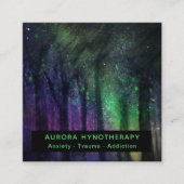 *~* Hypnotherapie Hypnose Therapeut Quadratische Visitenkarte (Vorderseite)