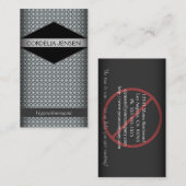 Hypnotherapist Zigaretten-Satz-Blick-Visitenkarten Visitenkarte (Vorne/Hinten)