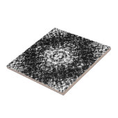 Hypnotic Abstract Black And White Modern Art Fliese (Seite)