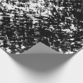 Hypnotic Abstract Black And White Modern Art Geschenkpapier (Ecke)