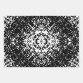Hypnotic Abstract Black And White Modern Art Geschenkpapier Set (Vorderseite 2)