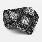 Hypnotic Abstract Black And White Modern Art Krawatte (Gerollt)