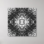 Hypnotic Abstract Black And White Modern Art Leinwanddruck (Vorderseite)