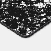 Hypnotic Abstract Black And White Modern Art  Schreibtischunterlage (Ecke)