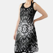 Hypnotic Abstract Black And White Modern Art Schürze (InSitu)