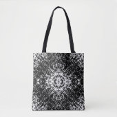 Hypnotic Abstract Black And White Modern Art Tasche (Vorderseite)