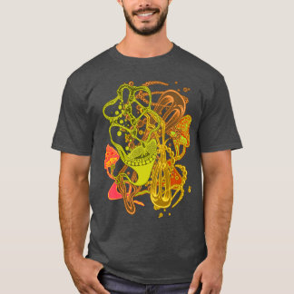 Hypnotic Amorphous Phantasmagoric Modern Groovy T-Shirt