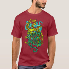 Hypnotic Amorphous Phantasmagoric Modern Groovy T-Shirt