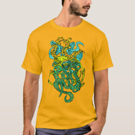 Hypnotic Amorphous Phantasmagoric Modern Groovy T-Shirt