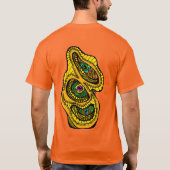 Hypnotic Amorphous Phantasmagoric Modern Groovy  T-Shirt (Rückseite)