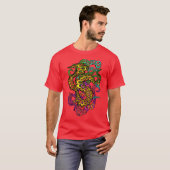Hypnotic Amorphous Phantasmagoric Modern Groovy  T-Shirt (Vorne ganz)