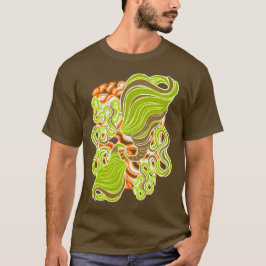 Hypnotic Amorphous Phantasmagoric Modern Groovy T-Shirt