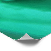 Hypnotic Camellige Blume Print Poster (Ecke)