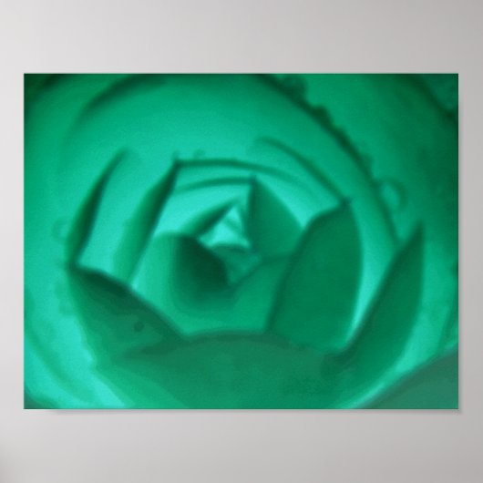 Hypnotic Camellige Blume Print Poster (Vorne)