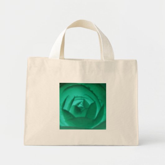 Hypnotic Camellige Blume Tote Bag Mini Stoffbeutel (Vorne)