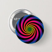 HYPNOTIC DISK Mesmerisieren Neon Color Vortex Spir Button (Vorne & Hinten)