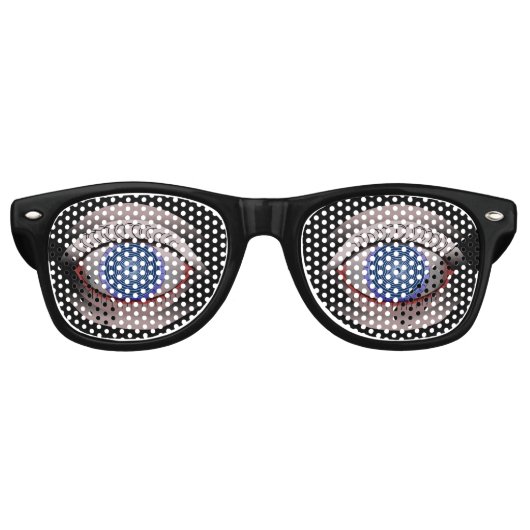 Hypnotic Evil Eye Party Glasses Partybrille (Vorderseite)