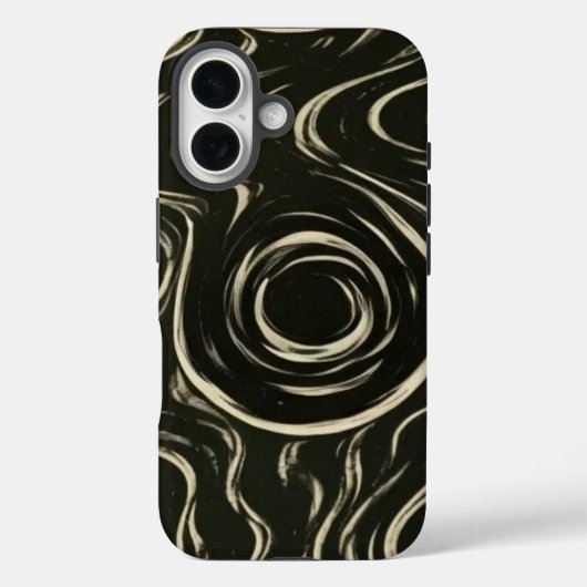Hypnotic Eye Swirl Phone Case (Rückseite)