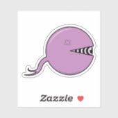 Hypnotic Eyeball Custom Cut Vinyl Sticker (Blatt)