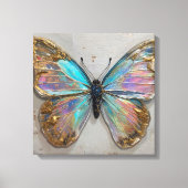 Hypnotic Floral Color Flow Close-Up Leinwanddruck (Vorderseite)